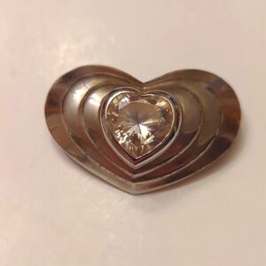Vintage Heart-Shaped Brooch